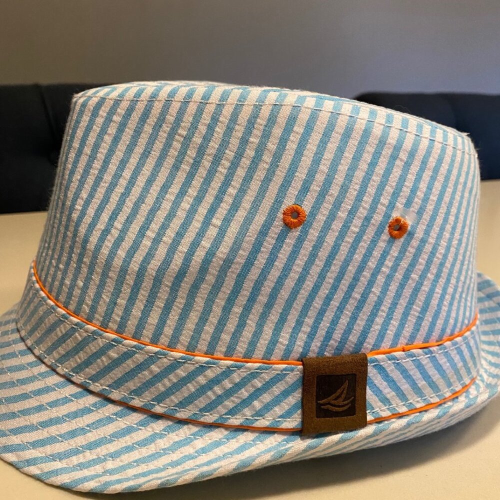 Sperry Top-Sider Blue/Orange Bucket Hat OSFM
